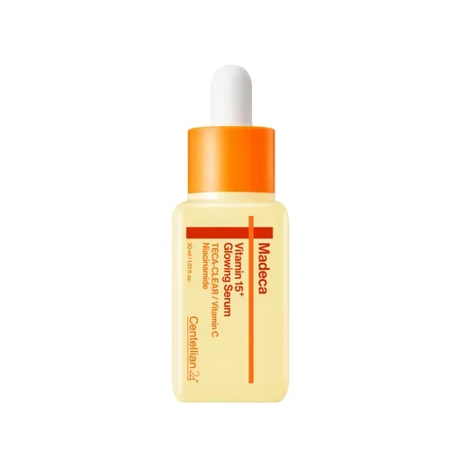Izgaismojošs serums ar 15% vitamīnu kompleksu Centellian24 Madeca Vitamin 15+ Glowing Serum